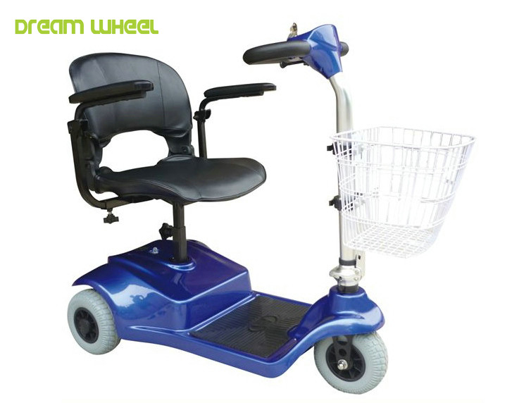 8km/H Motorised Mobility Scooter , 3 Wheel Electric Folding Mobility Scooter