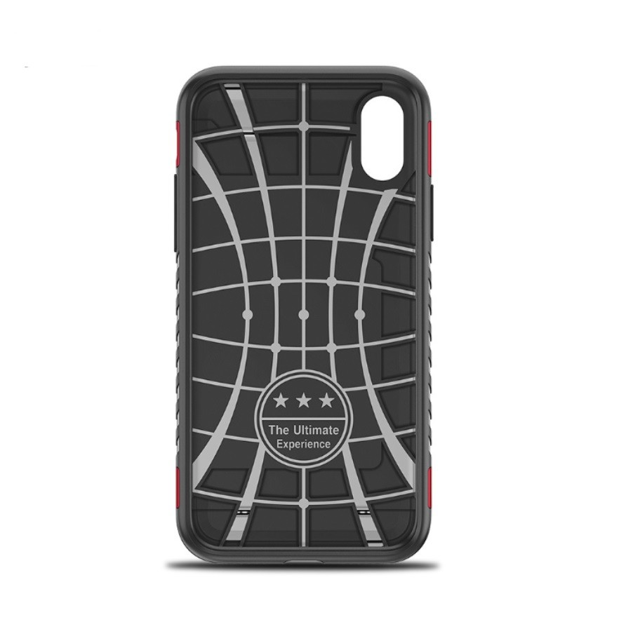 Color Black Red Armor Fitted Case with Card Pocket Magnetic Car Mount For Samsung S9 S8 PLUS NOTE9 J3 2018 J400 J7 Prime