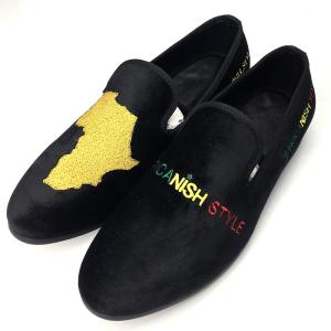 China Wear Resistant Mens Velvet Loafers Casual Black Leather Loafer Shoes wholesale
