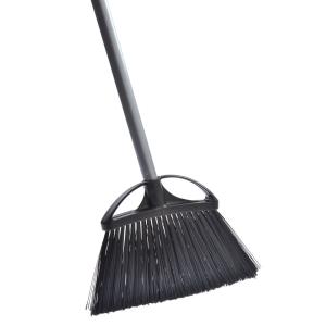 China Angled Dust Push Broom Steel Handle Home Office Floor wholesale