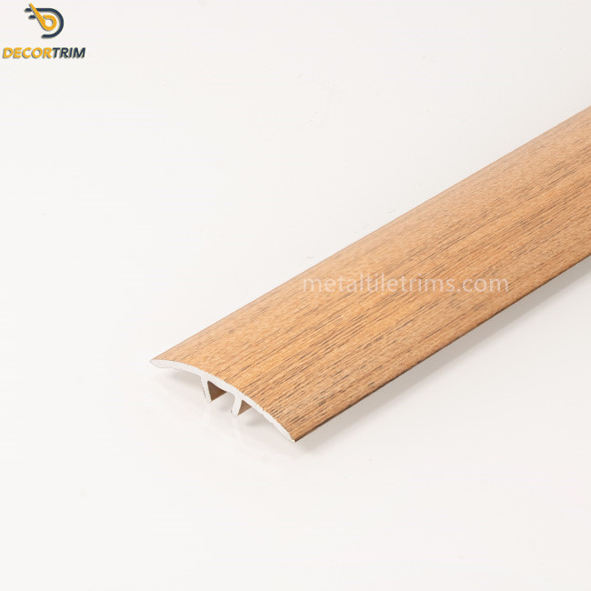 Screw Fix Laminate Floor Threshold Strip , Wood Grain Metal Transition Strips