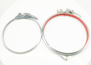 China Round 100mm - 600mm Galvanized Steel Pipe Clamp Modular Ducting wholesale