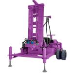 Water Well Drilling Machines Rotation Torque 3500 N.m Trailer Mounted Drilling
