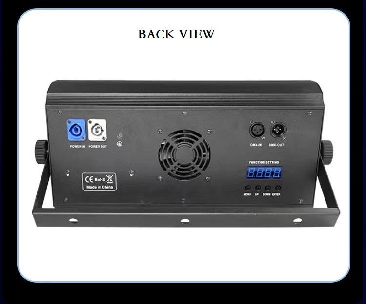 1000w dmx controller blue amber white color rgb led strobe light for stage pub