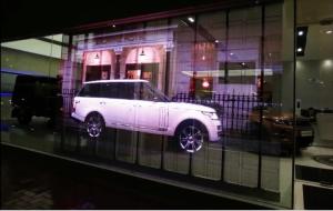 China Ultra Light Commercial LED Screens , Outdoor Transparent LED Display wholesale
