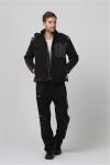 Mens Winter Softshell Jacket , Stretch Windproof Work Jacket