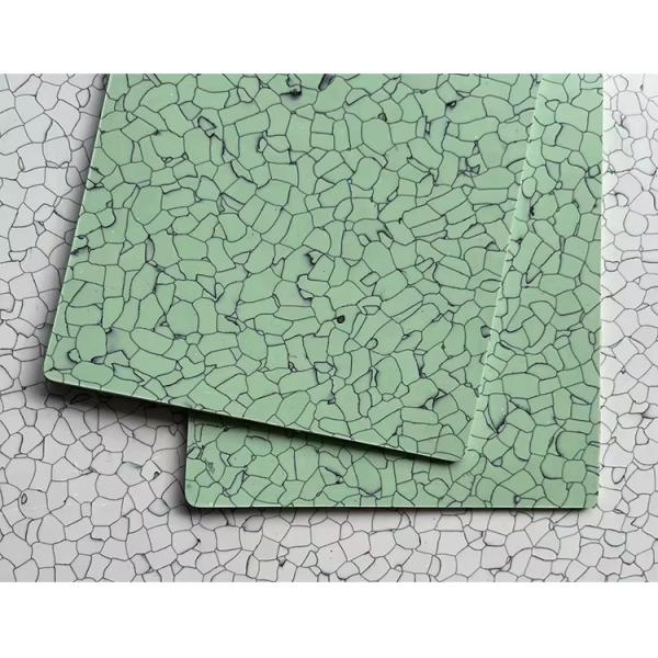 Conductive PVC ESD Flooring Tile 10^4-10^6 Ohm Customizable