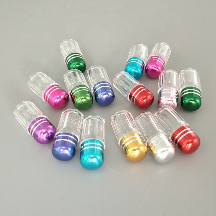 3g Mini Plastic Capsule Bottles ISO9001 Plastic Bottle With Metal Cap