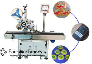 China SS316 60HZ Plane Labeling Machine , 2.1KW Plastic Bag Labeling Machine wholesale