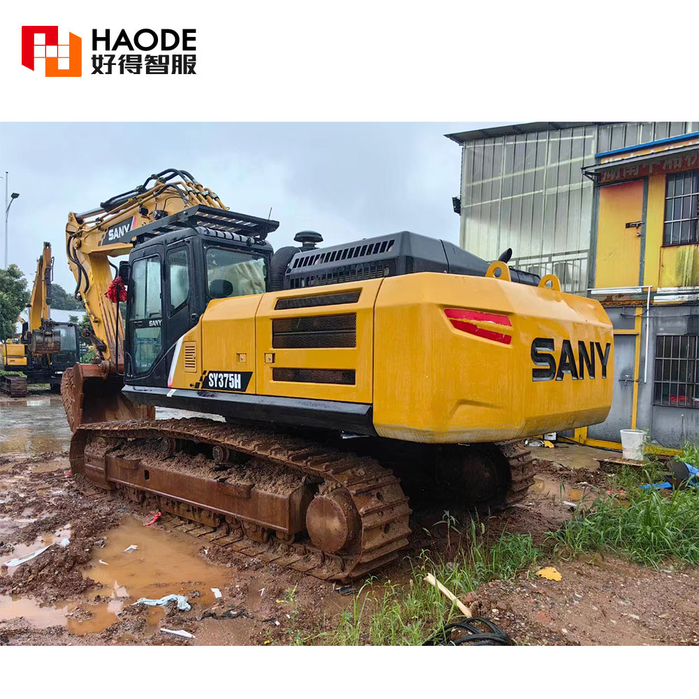 Moving Type Crawler Excavator 18 Year Sany 375H Mini Excavator With And Good Condition