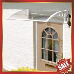 awning,canopy with white brackets