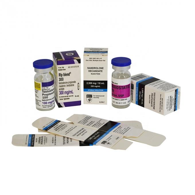 300gsm Waterproof Packing Boxes , CMYK Color Pharmaceutical Packaging Box