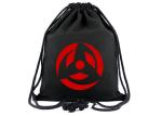Unisex Cotton Drawstring Bag Backpack For Hiking / Cycling / Running