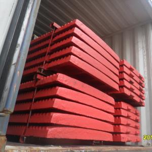 China Jaw Plates Stone Crusher Spare Parts Mn13Cr2 Material wholesale