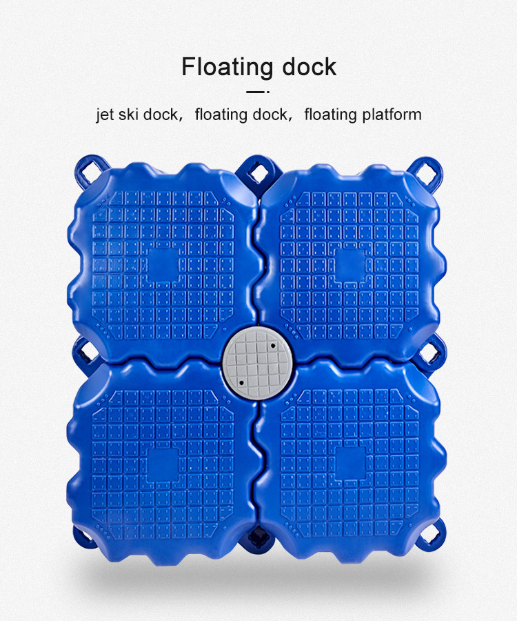 Blue Orange Modular Floating Cube Dock For Yacht Floating Pontoon Jet Ski And Walkway