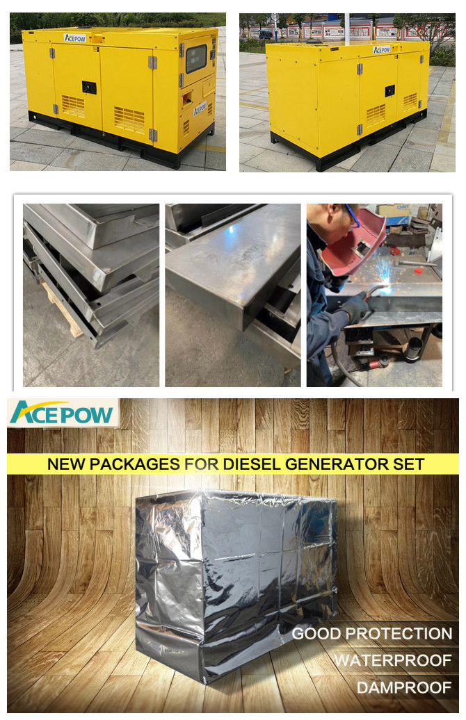 Soundproof 106 KVA 85KW 240 Volt 3 Phase Generator