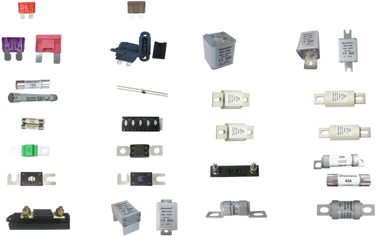 AC100ka Electric Vehicle Fuses High Breaking Capacity High Current Fuse TUV Certified