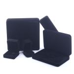 Handmade Black Velvet Ring Jewelry Box for Necklace Stud Earrings Bracelet
