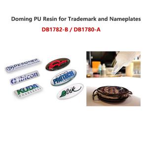 China Clear Doming Resin For Trademark And Nameplates Polyurethane Doming Resin wholesale