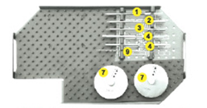 Customized Orthopedic Surgical Instruments Titanium Mesh Instrument Kit