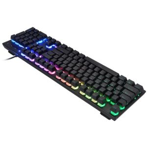 130cm Wire 104 Caps Gaming Mechanical Keyboard Anti Ghosting