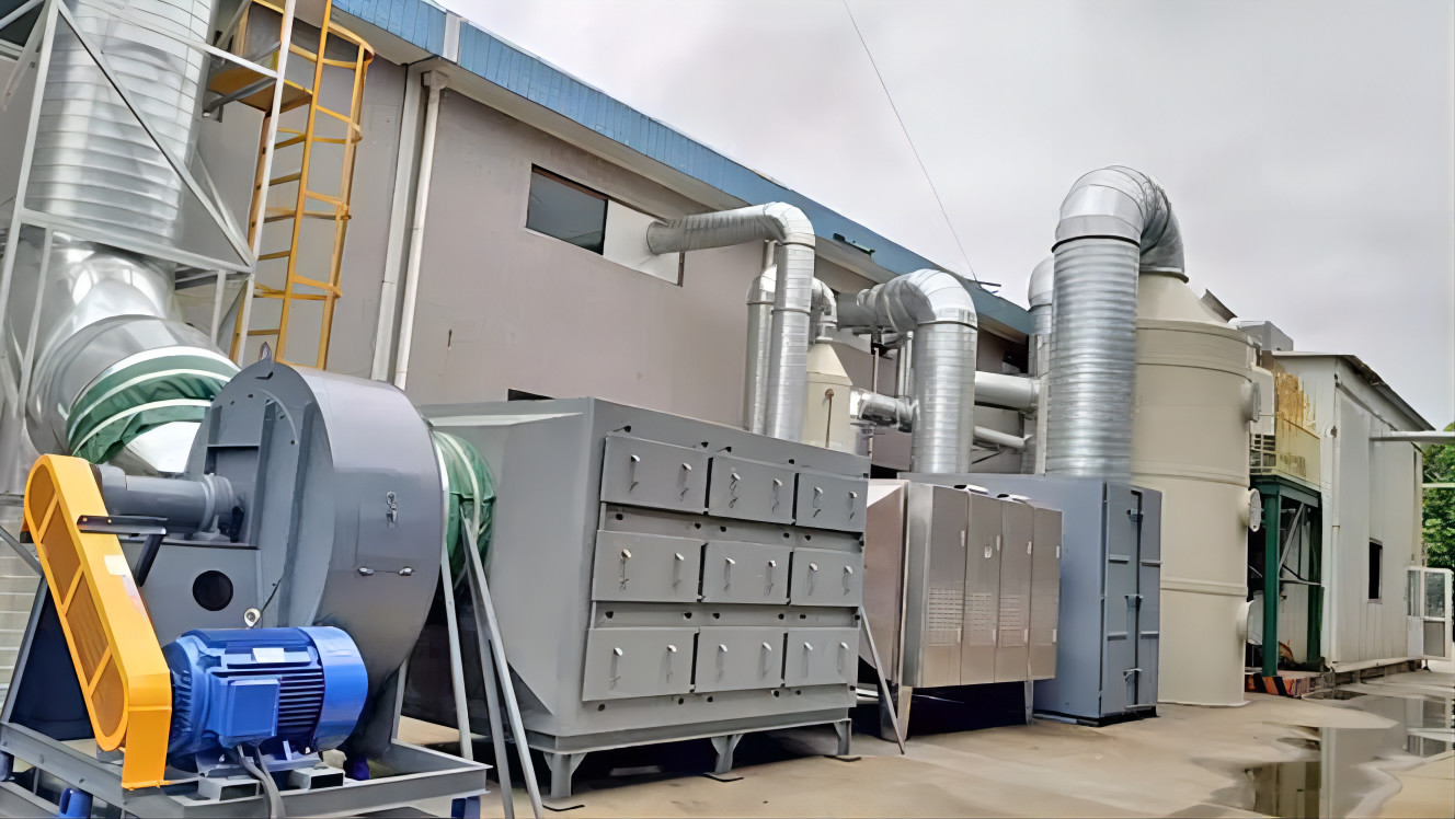 Industrial Small Activated Carbon Adsorption Chamber Exhaust Odor Treatment Equipment Tank Stainless Steel