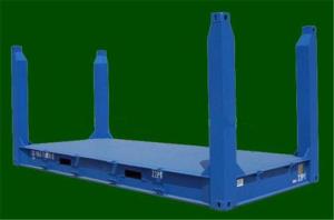 China Flat Rack Used 20ft Shipping Container / Dry Cargo Container wholesale