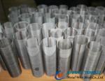 Stainless Steel Cylindrical Woven Filter Mesh, Woven Type Filter Tube