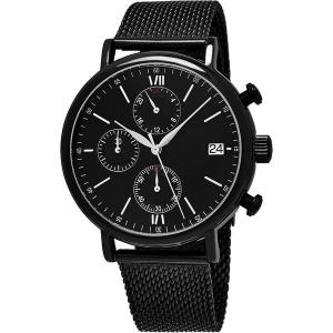 China Men's Quartz Chronograph Bracelet Watch with Stainless Steel Mesh Bracelet wholesale