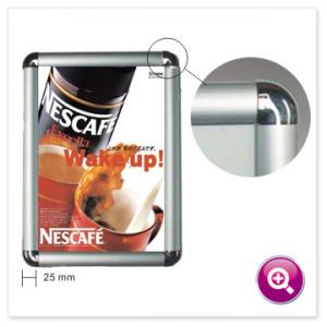 China Snap Frame Poster Holder Clip Photo 0.7mm Aluminium Frame Profile wholesale