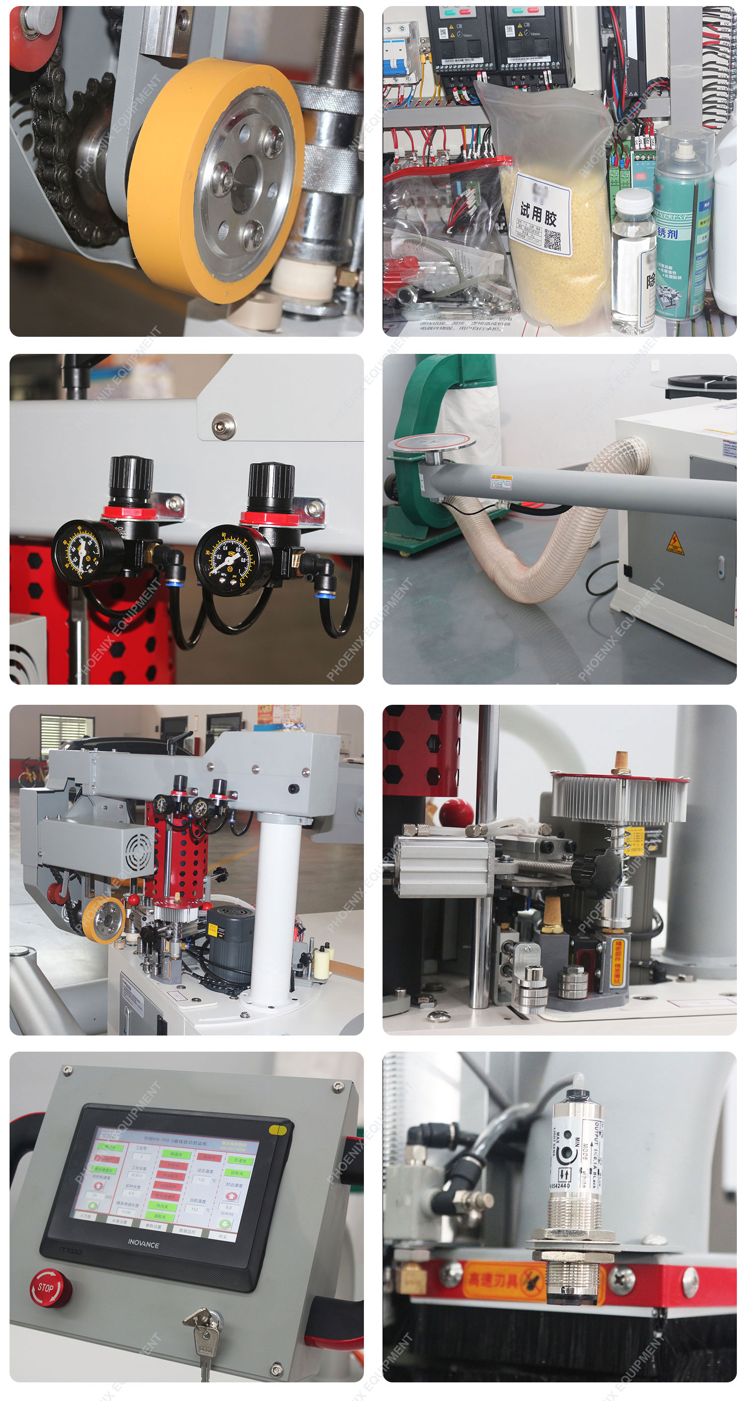 Fully Automatic Arc Edge Banding Machine with 12m/min Speed and Flexible Folding Arm