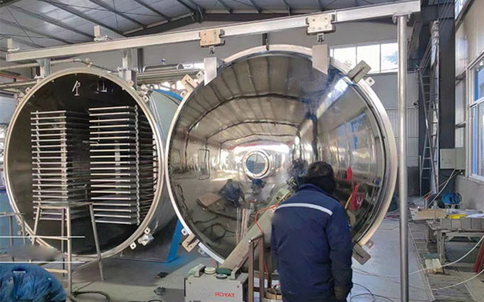 PLC Large Food Industrial Freeze Dryer Machine 220V/380V/3PH