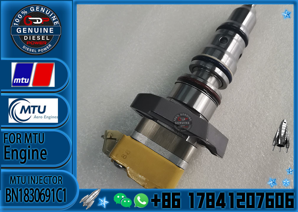 Fuel injector Assembly BN1830691C1 Diesel Common Rail Fuel Injector AP63812BJ AAEPK03007 For MTU Navistar