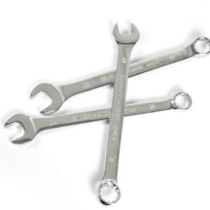 China Metric Gear Ratchet Forged Steel Wrench 24mm 27mm Chrome Plating OEM wholesale