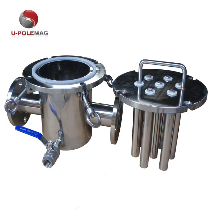 High Surface Gauss Magnetic Water Filter for Chocolate Metal Removal and Treatment