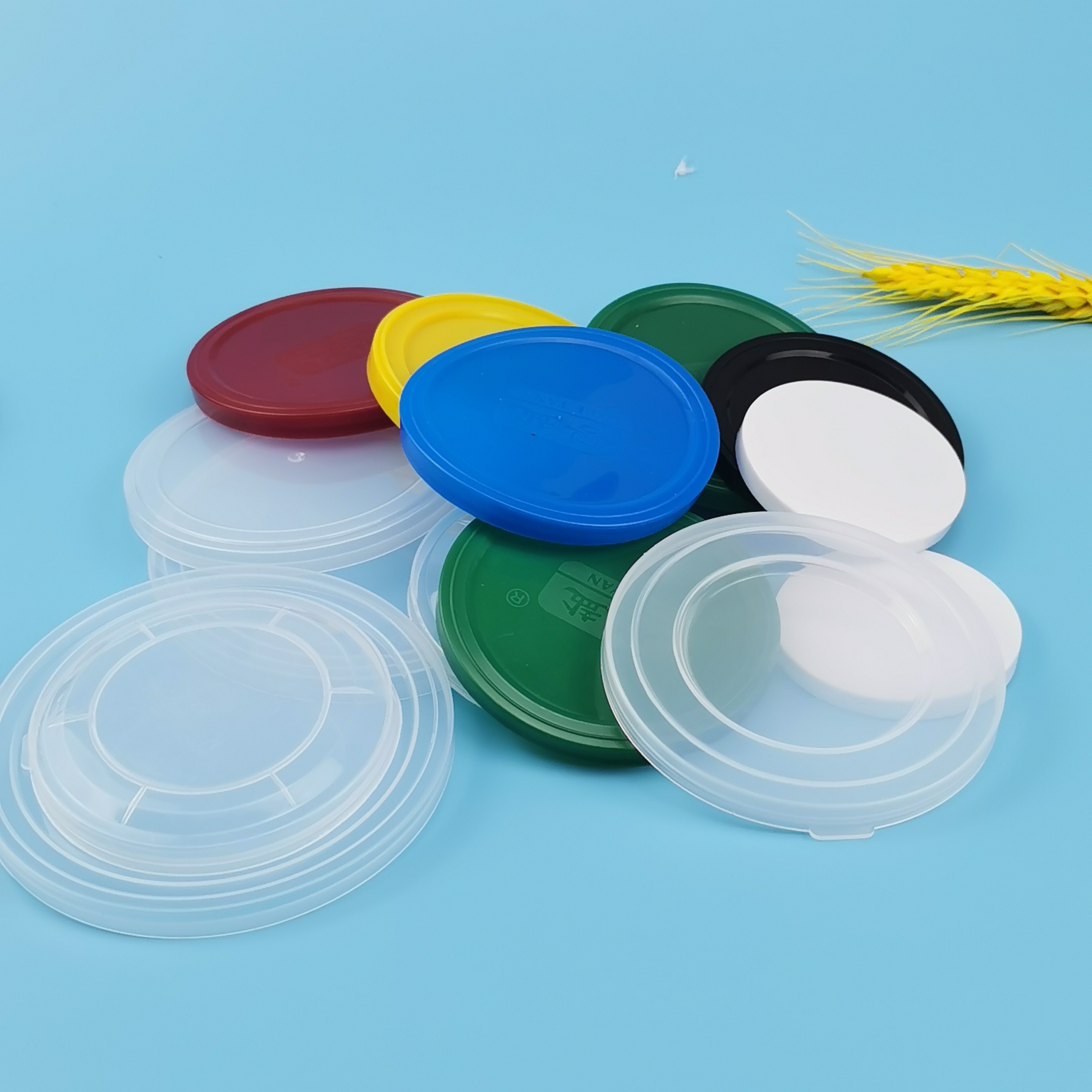 SGS Food Grade 52mm PE Plastic Cover For Food Cans