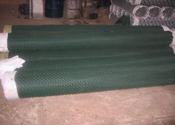 2 " X 2 " Square Woven Vinyl Coated Chain Link Fence