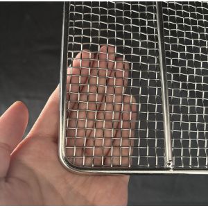 Bright State Mesh Baking Pan Stainless 304SS Air Fryer Tray For Oven