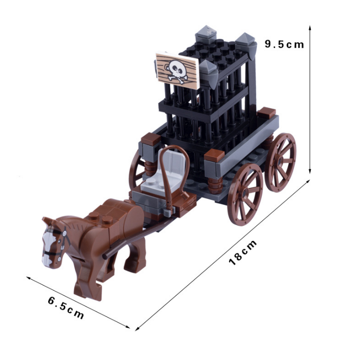 Plastic Newest Medieval Soldier Figure Building Blocks Model Educational DIY Toys