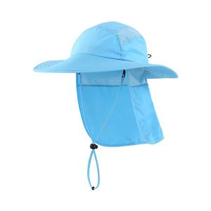 China Hiking Neck Cover 55cm Fisherman Bucket Hat Digital Printed wholesale