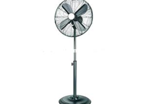 China Retro Industrial Stand Fan Vintage Metal 3 Speed Push Button 180 Degree Oscillation wholesale