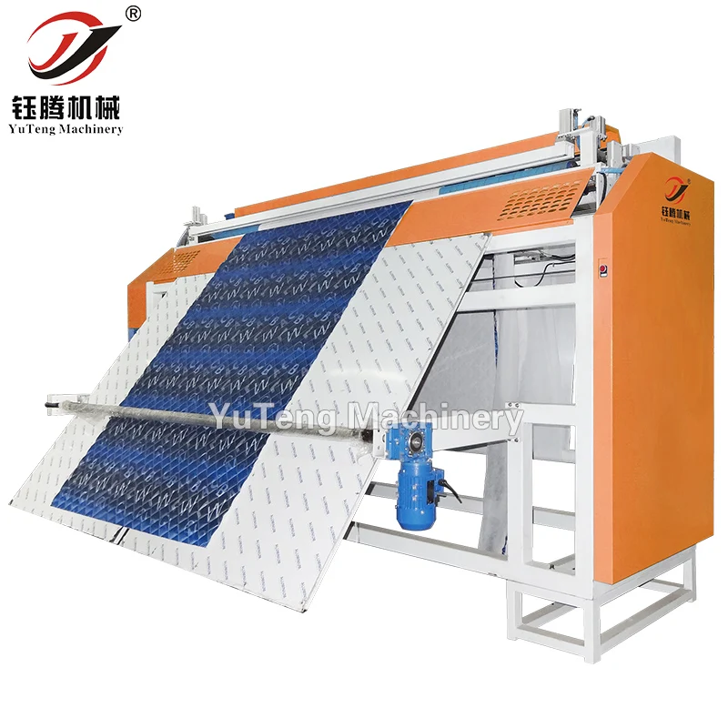 Mattress Panel Rolling Textile Quilted Fabric Winding Machine Device