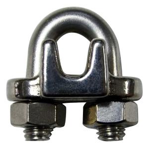China Stainless Steel Wire Rope Clip For Water Treatment Metric Measurement System wholesale