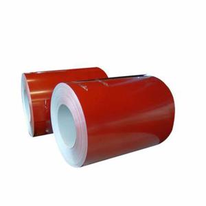 China Red PPGL Coil Roofing DX51D Prepainted Color Coated Steel Coil wholesale