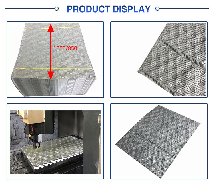 1000mm International Cooling Tower Fill Cross Flow Cooling Tower Pvc Fills