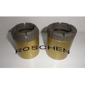 China PQ3 Diamond Core Drilling Bits PQ3 Surface Set Core Bit For Soft Formation Wireline Diamond Core Drilling wholesale