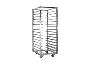 China RK Bakeware China GN1/1 Double Stainless Steel Baking Tray Trolley Bread Oven Rack wholesale
