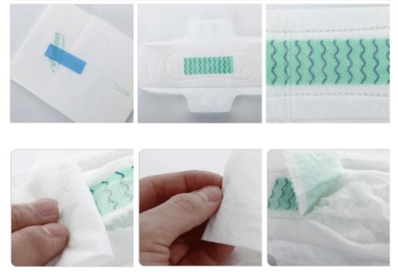 Maxi Anion Sumitomo SAP Laid Paper Overnight Sanitary Napkins