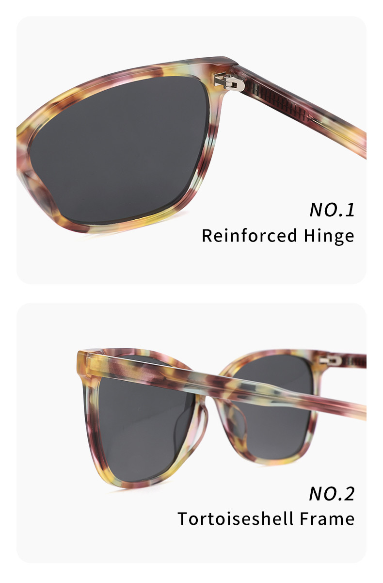 Hypoallergenic Acetate Round Sunglasses Colorful For Driving Women'S