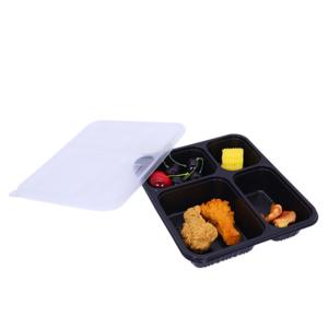 China 4 Compartment PP 1L Disposable Takeaway Food Container wholesale